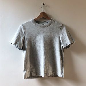 COS Light Gray (Gray Marl) Clean Cut T-shirt